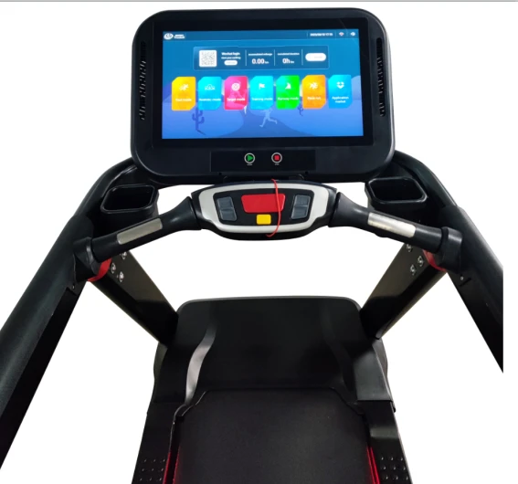 touch screen running machine display